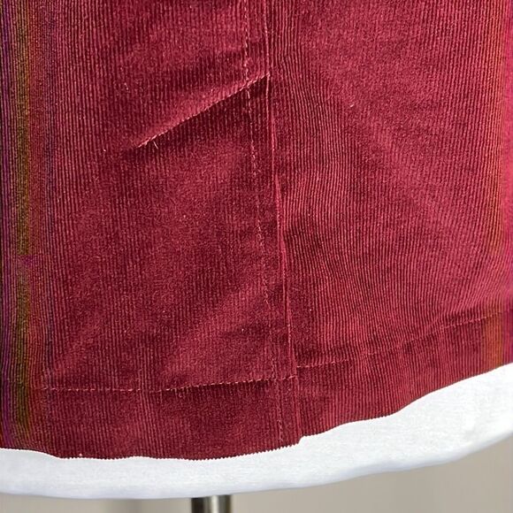 VINTAGE Caslon Stretch Corduroy One Button Wide Lapel Elbow Patch Blazer Jacket - Picture 5 of 8